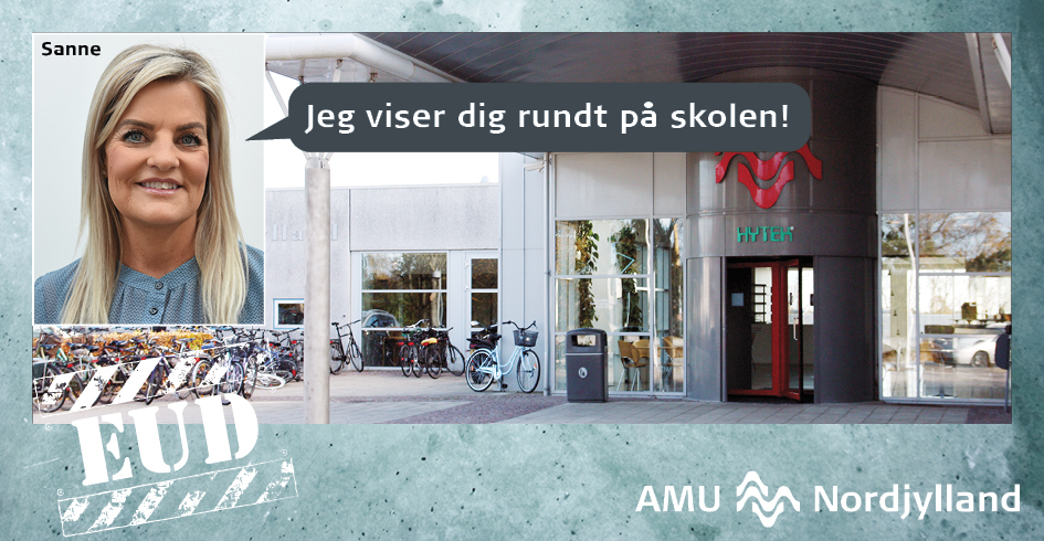 Sanne byder velkommen hos AMU Nordjylland